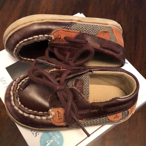 Sperry bluefish crib shoes - Picture 2 of 5